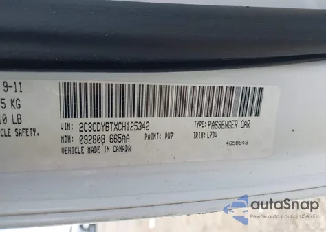 2012 Dodge Challenger R/T from USA, damaged, VIN 2C3CDYBTXCH125342